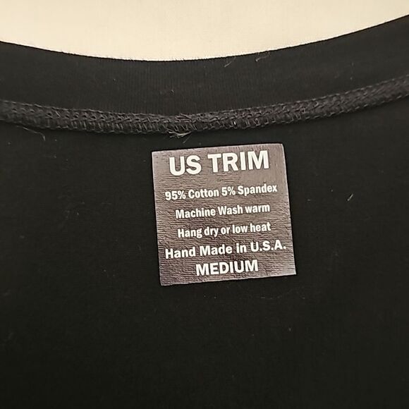 US trim cropped western t-shirt  size medium - Picture 4 of 5